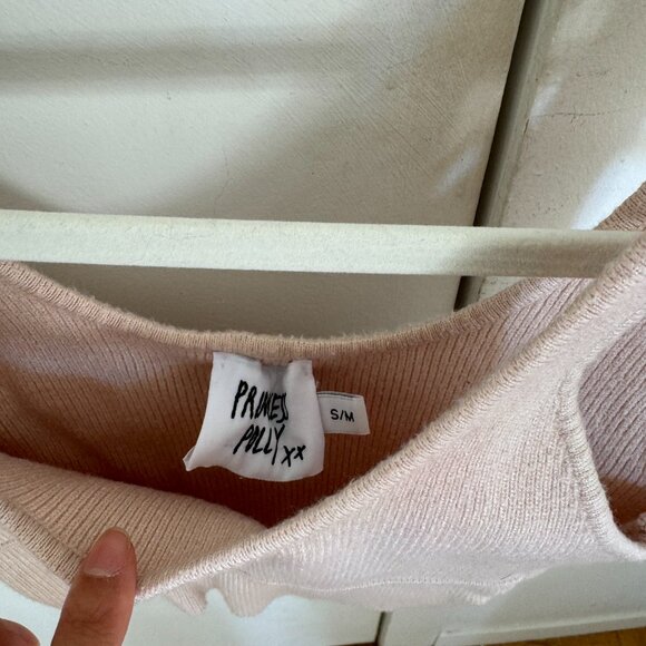 Cream Knit Tank Top - Picture 3 of 3